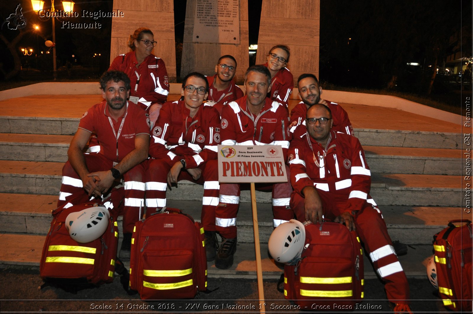 Scalea 14 Ottobre 2018 - XXV Gara Nazionale 1 Soccorso - Croce Rossa Italiana- Comitato Regionale del Piemonte