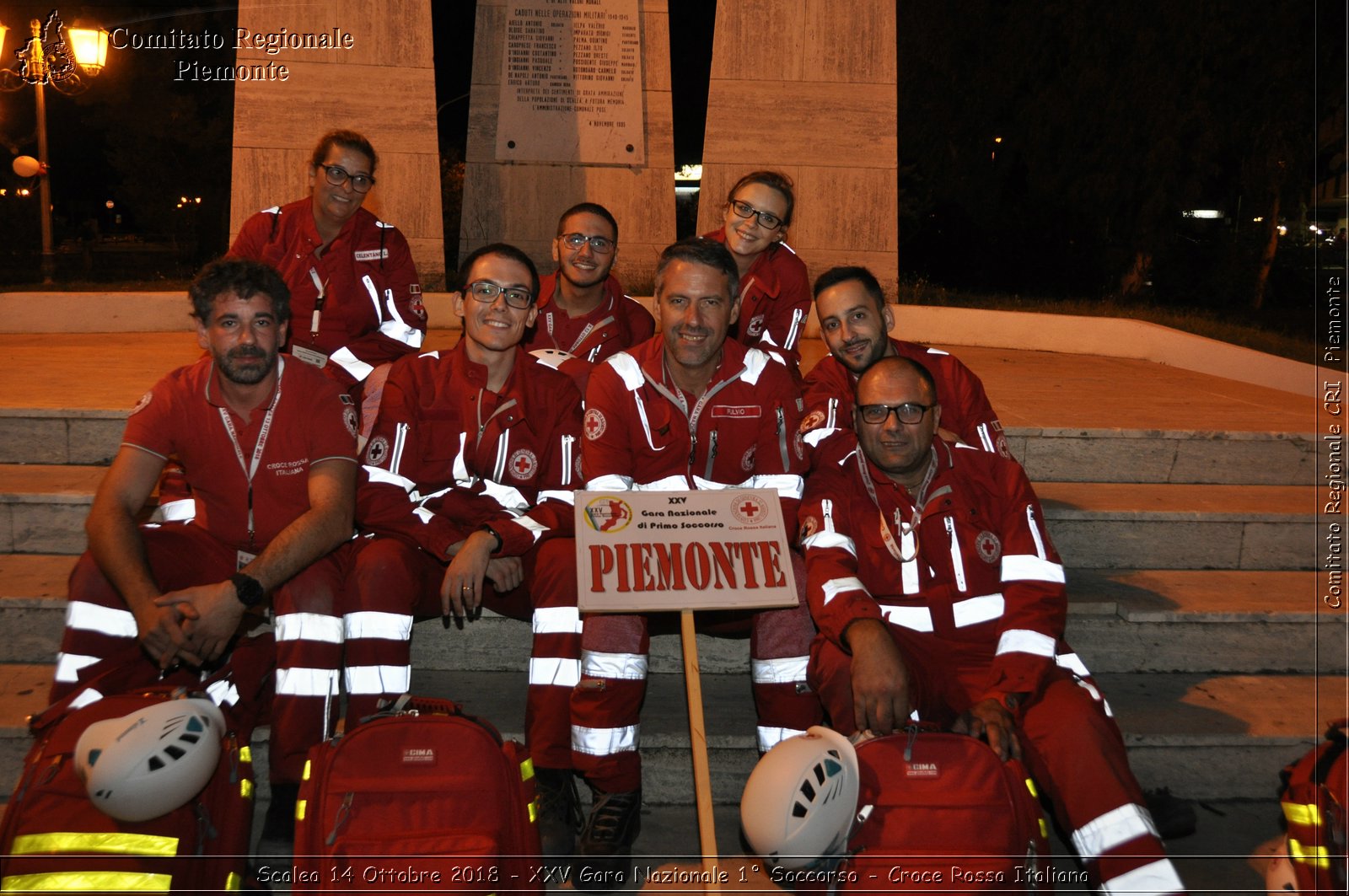 Scalea 14 Ottobre 2018 - XXV Gara Nazionale 1 Soccorso - Croce Rossa Italiana- Comitato Regionale del Piemonte