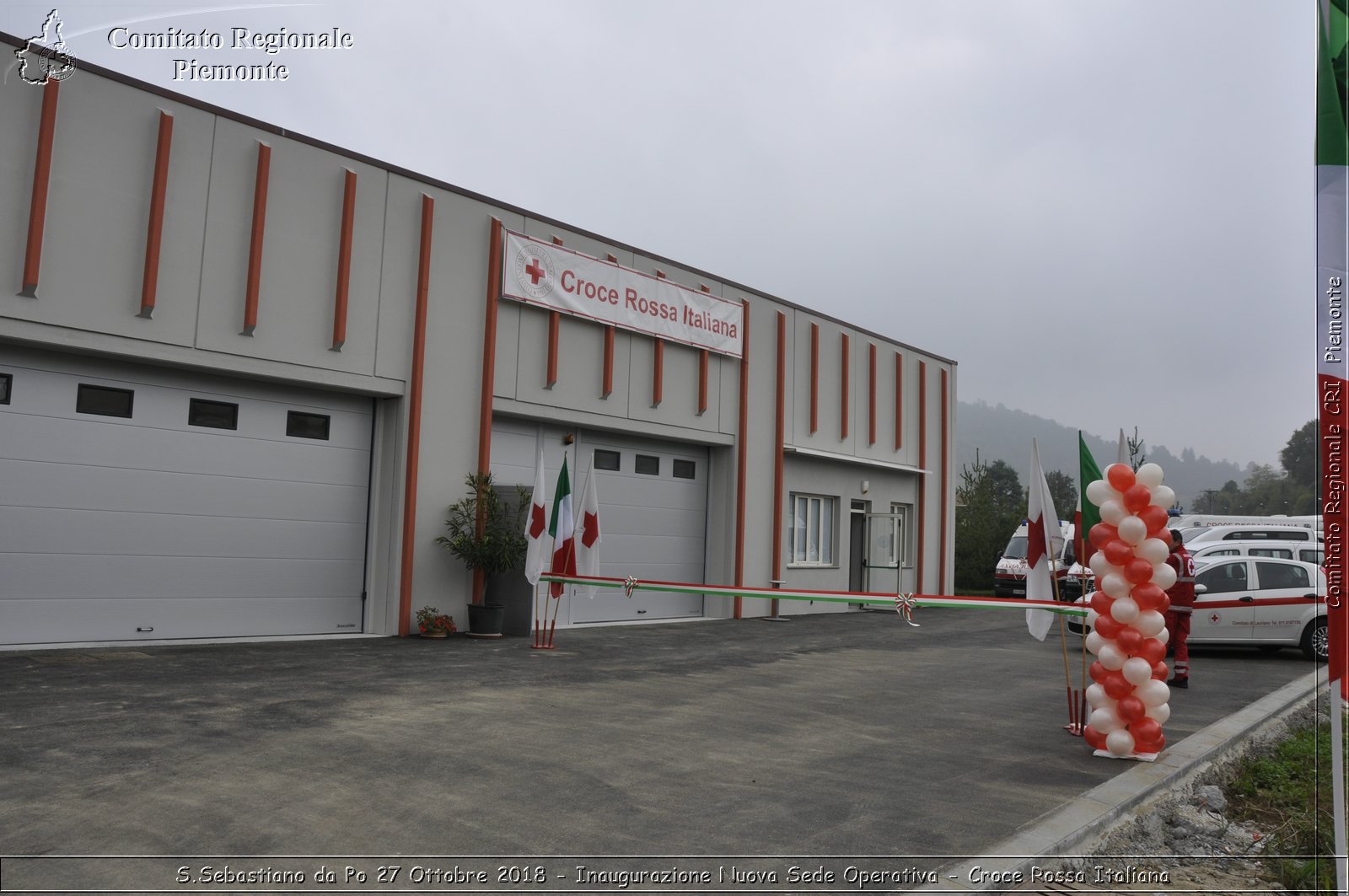 S.Sebastiano da Po 27 Ottobre 2018 - Inaugurazione Nuova Sede Operativa - Croce Rossa Italiana- Comitato Regionale del Piemonte