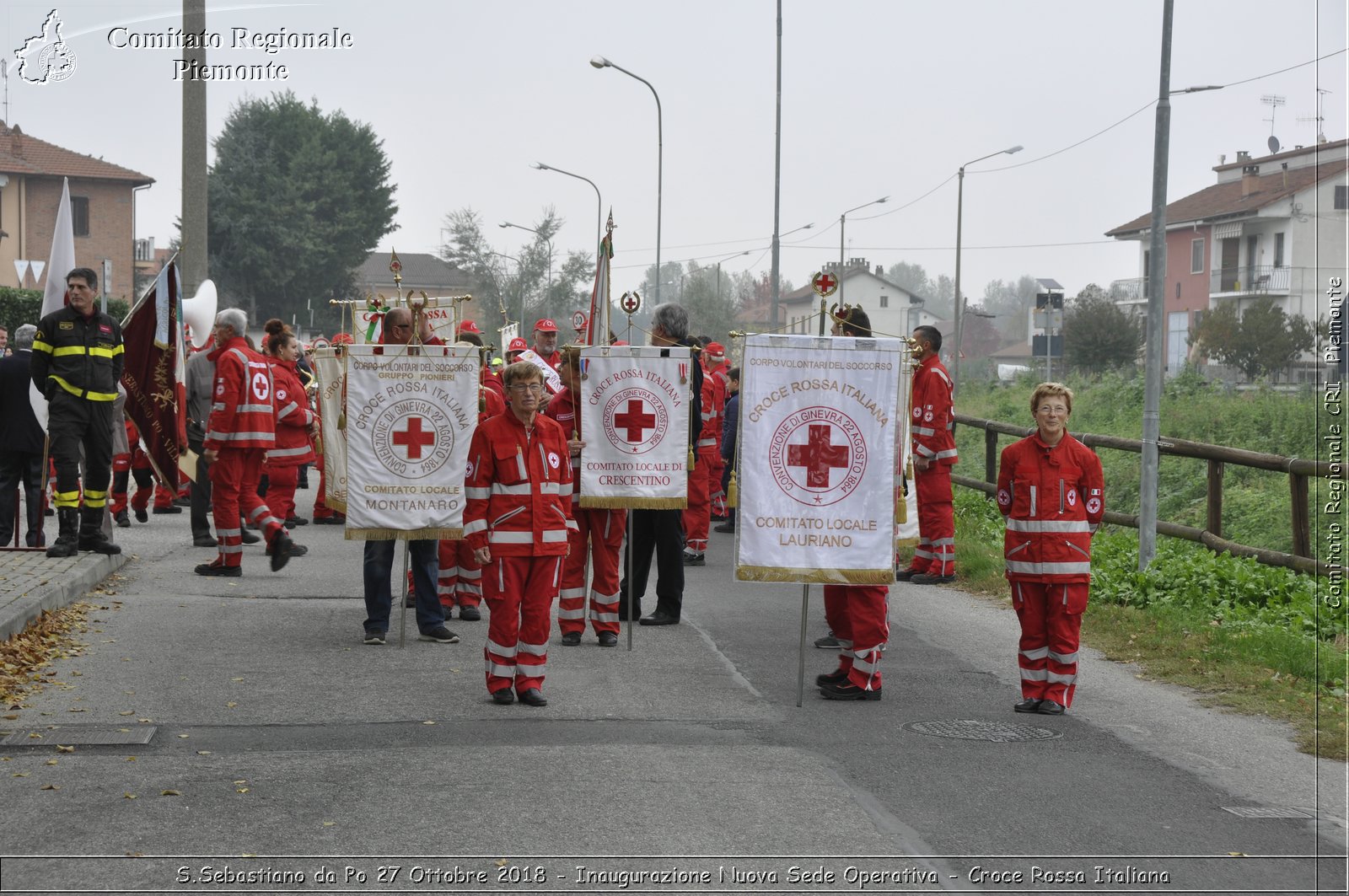 S.Sebastiano da Po 27 Ottobre 2018 - Inaugurazione Nuova Sede Operativa - Croce Rossa Italiana- Comitato Regionale del Piemonte