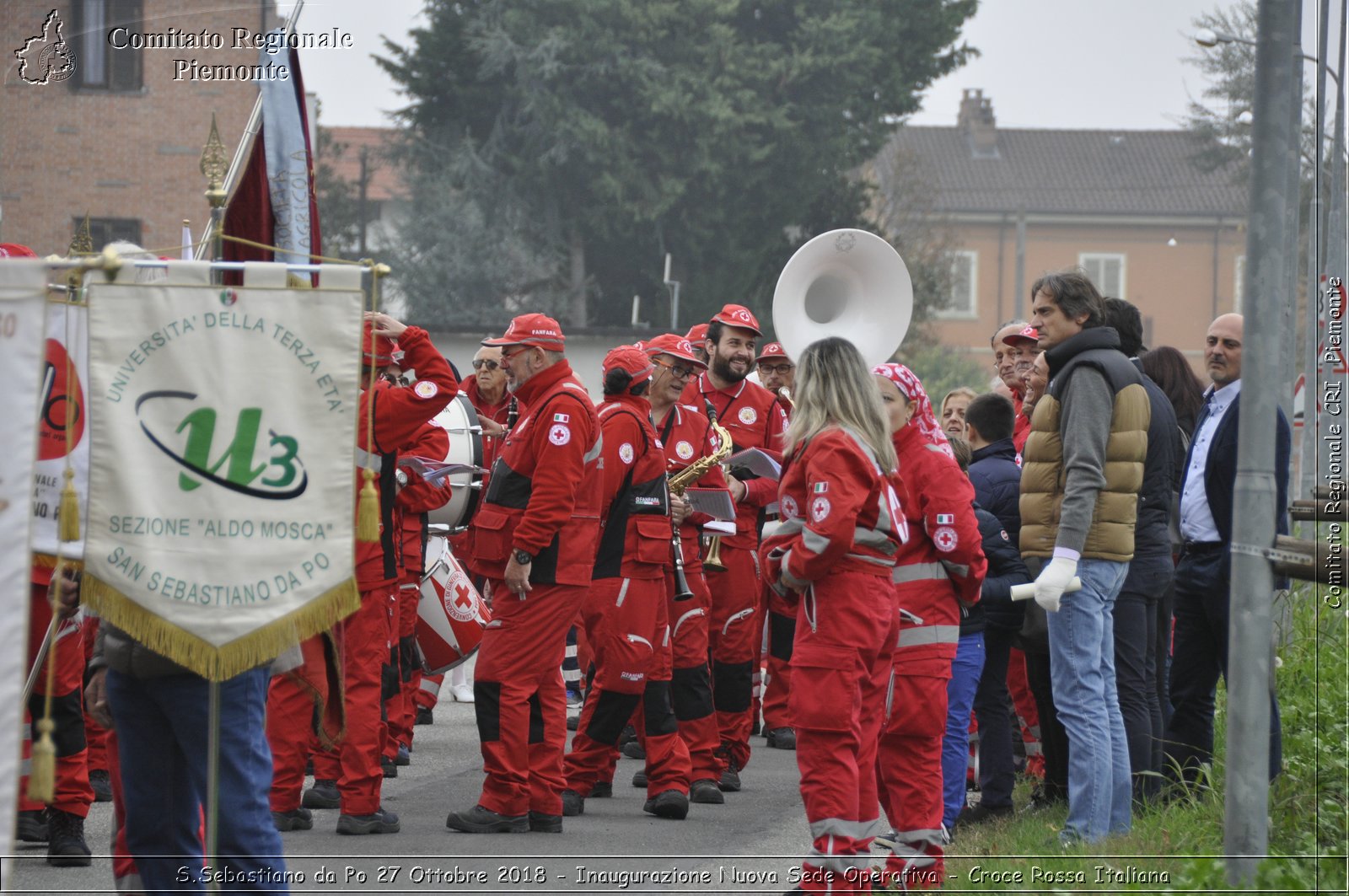 S.Sebastiano da Po 27 Ottobre 2018 - Inaugurazione Nuova Sede Operativa - Croce Rossa Italiana- Comitato Regionale del Piemonte