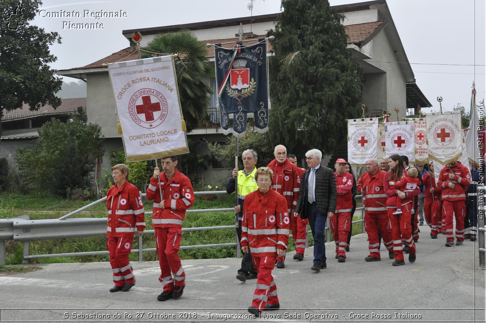 S.Sebastiano da Po 27 Ottobre 2018 - Inaugurazione Nuova Sede Operativa - Croce Rossa Italiana- Comitato Regionale del Piemonte