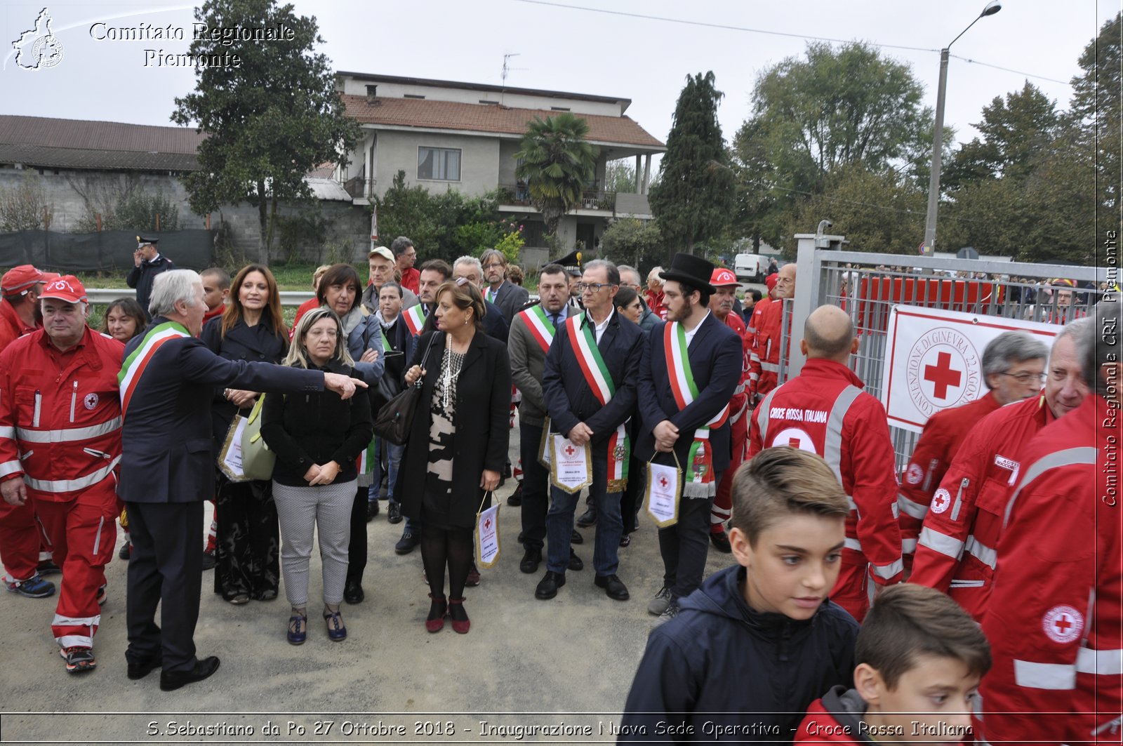 S.Sebastiano da Po 27 Ottobre 2018 - Inaugurazione Nuova Sede Operativa - Croce Rossa Italiana- Comitato Regionale del Piemonte