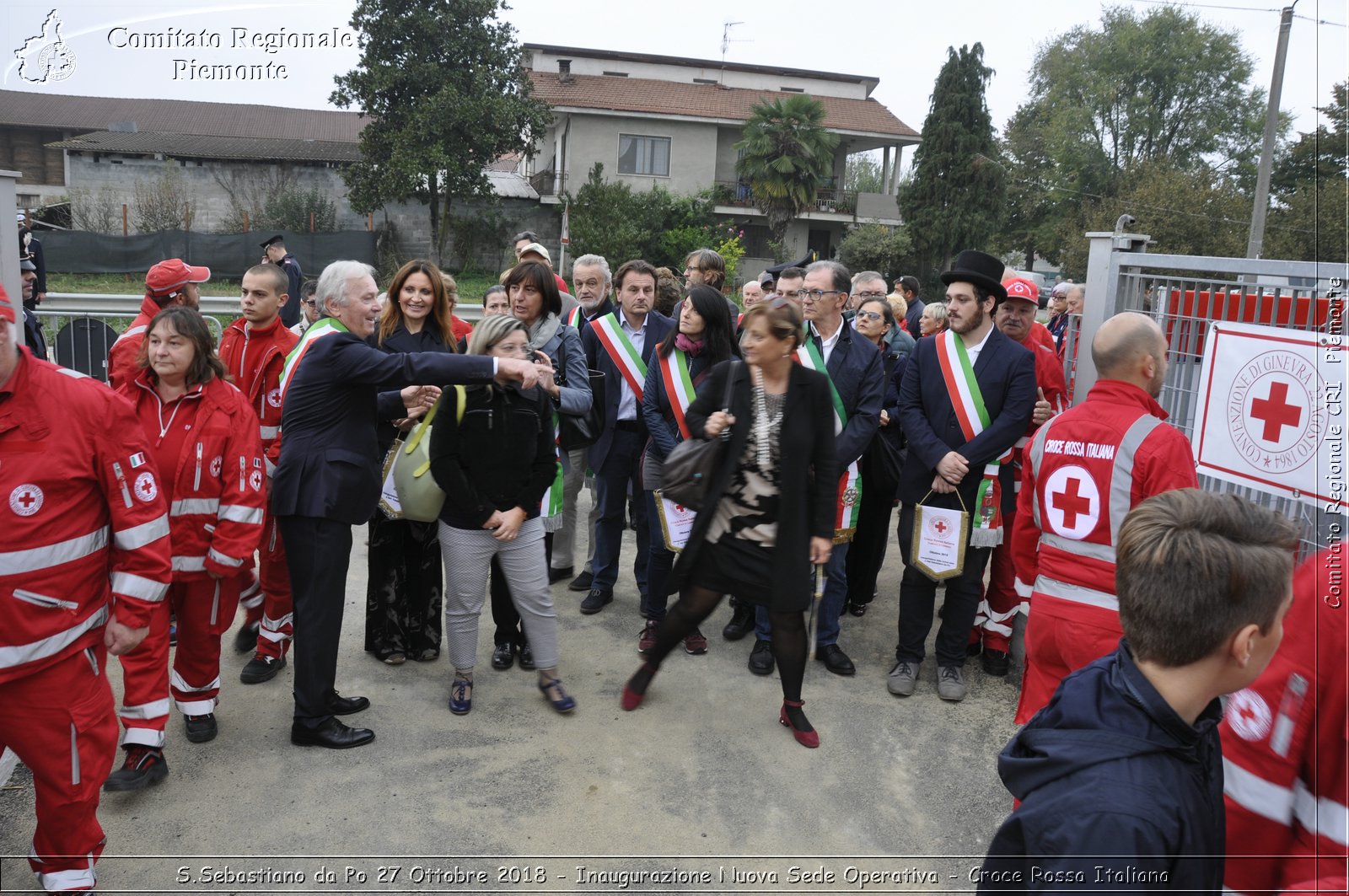 S.Sebastiano da Po 27 Ottobre 2018 - Inaugurazione Nuova Sede Operativa - Croce Rossa Italiana- Comitato Regionale del Piemonte