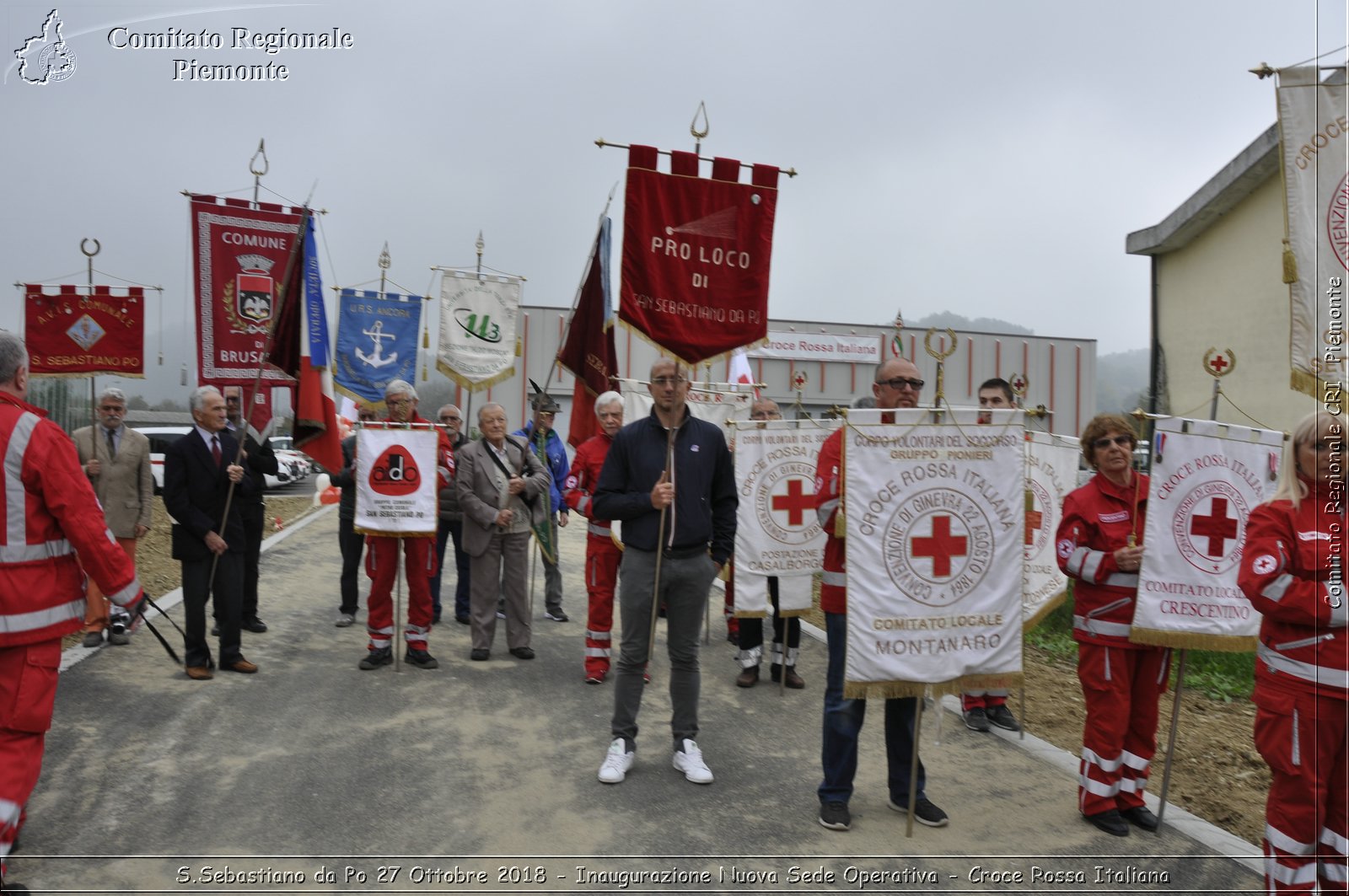 S.Sebastiano da Po 27 Ottobre 2018 - Inaugurazione Nuova Sede Operativa - Croce Rossa Italiana- Comitato Regionale del Piemonte