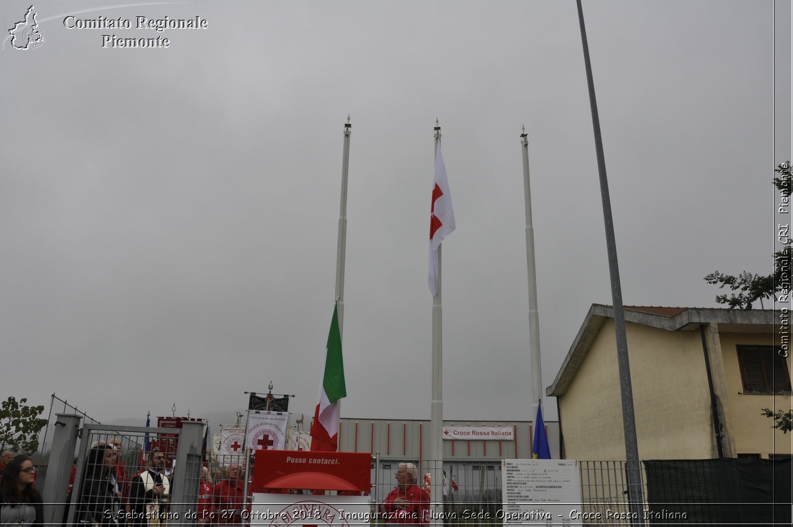 S.Sebastiano da Po 27 Ottobre 2018 - Inaugurazione Nuova Sede Operativa - Croce Rossa Italiana- Comitato Regionale del Piemonte