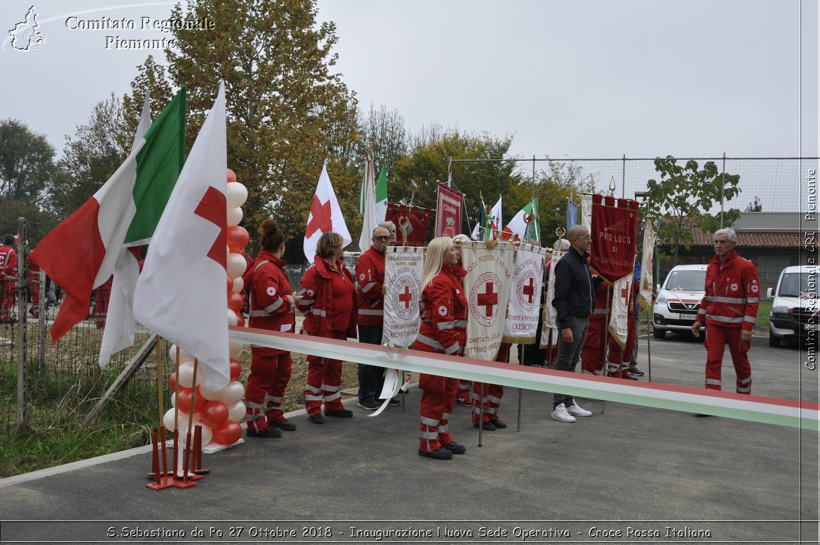 S.Sebastiano da Po 27 Ottobre 2018 - Inaugurazione Nuova Sede Operativa - Croce Rossa Italiana- Comitato Regionale del Piemonte