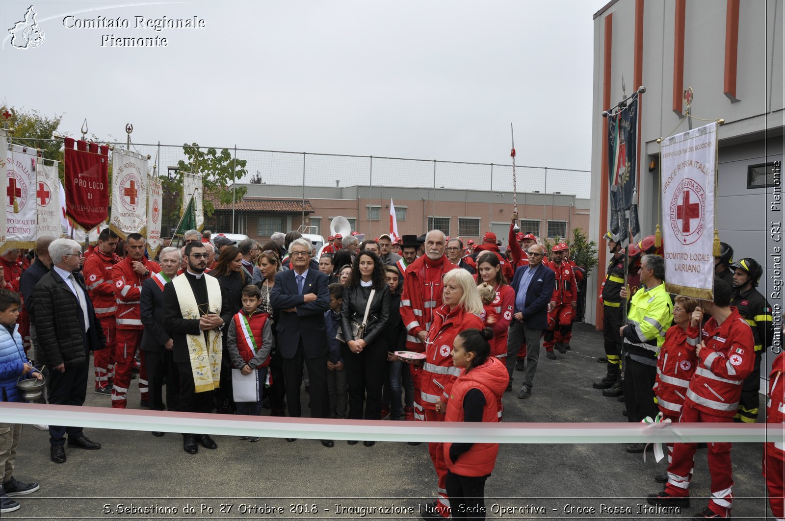 S.Sebastiano da Po 27 Ottobre 2018 - Inaugurazione Nuova Sede Operativa - Croce Rossa Italiana- Comitato Regionale del Piemonte