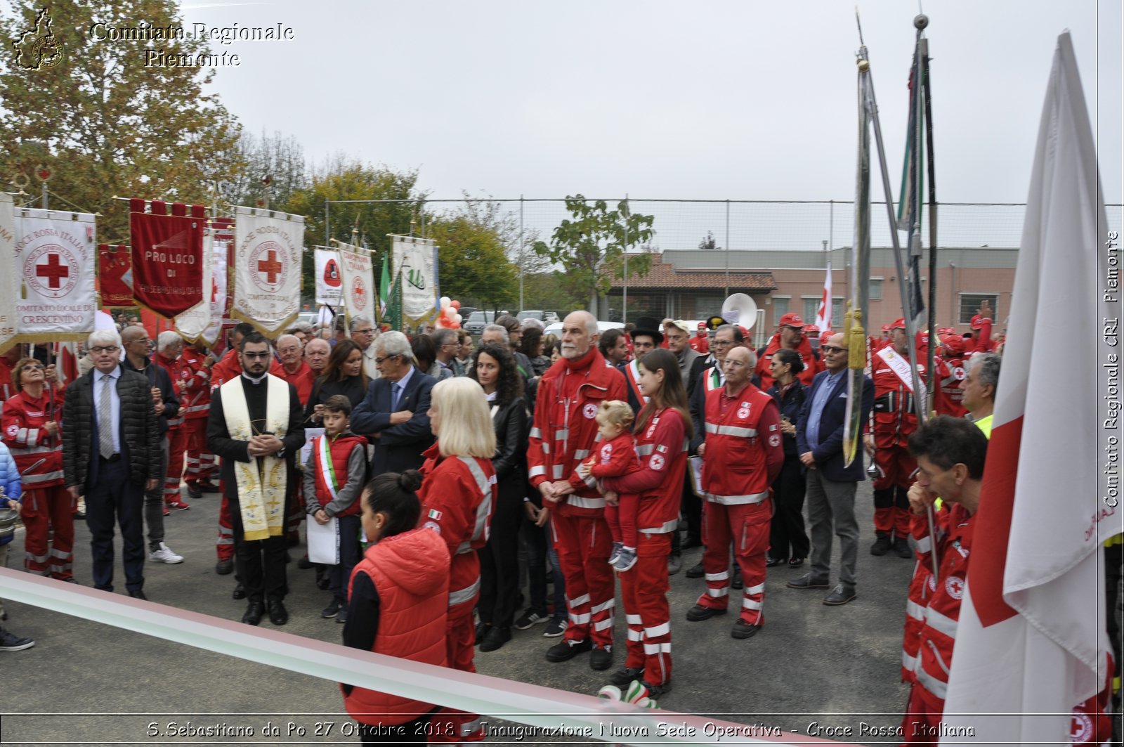 S.Sebastiano da Po 27 Ottobre 2018 - Inaugurazione Nuova Sede Operativa - Croce Rossa Italiana- Comitato Regionale del Piemonte