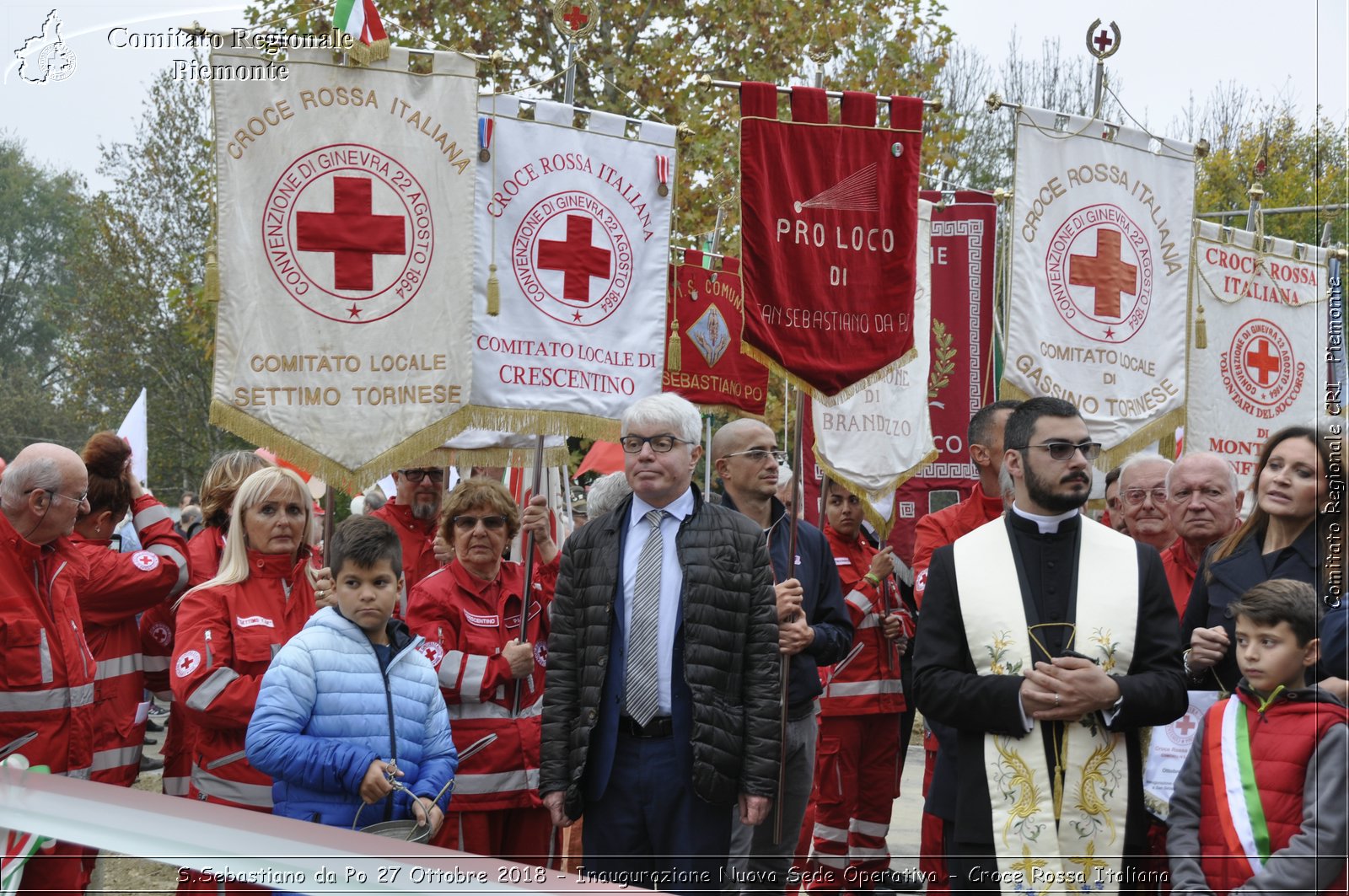 S.Sebastiano da Po 27 Ottobre 2018 - Inaugurazione Nuova Sede Operativa - Croce Rossa Italiana- Comitato Regionale del Piemonte