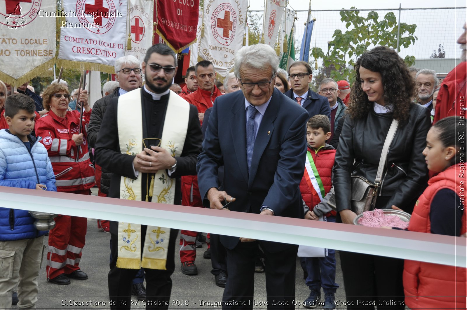 S.Sebastiano da Po 27 Ottobre 2018 - Inaugurazione Nuova Sede Operativa - Croce Rossa Italiana- Comitato Regionale del Piemonte