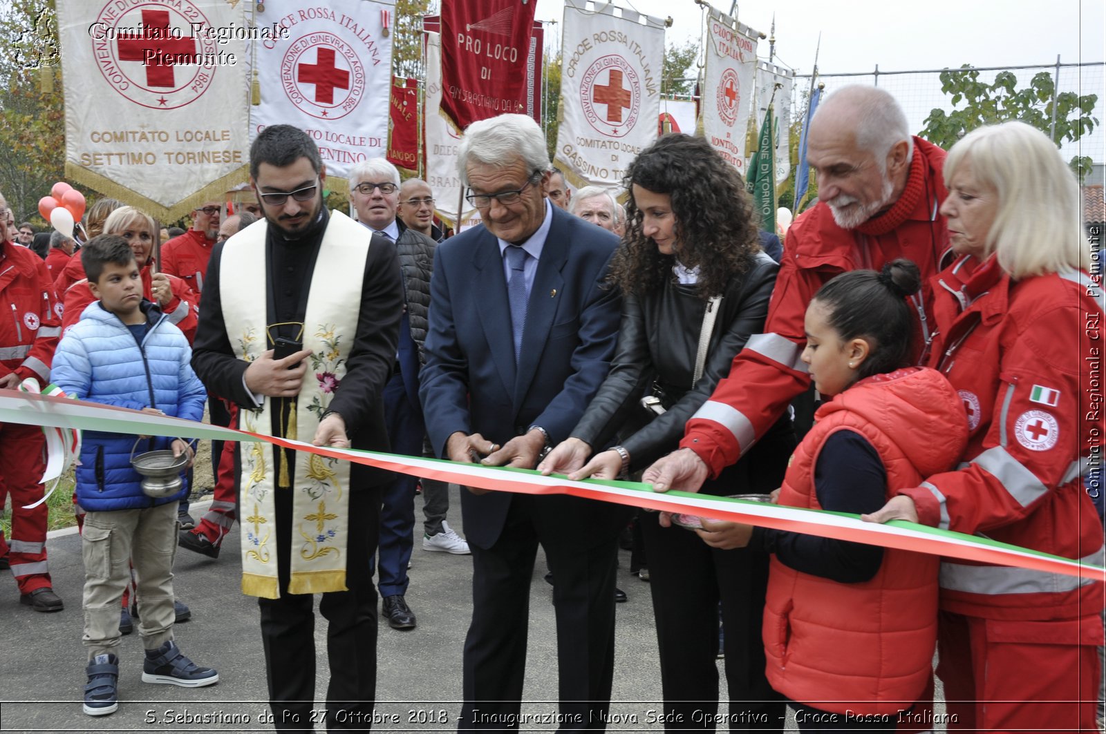 S.Sebastiano da Po 27 Ottobre 2018 - Inaugurazione Nuova Sede Operativa - Croce Rossa Italiana- Comitato Regionale del Piemonte