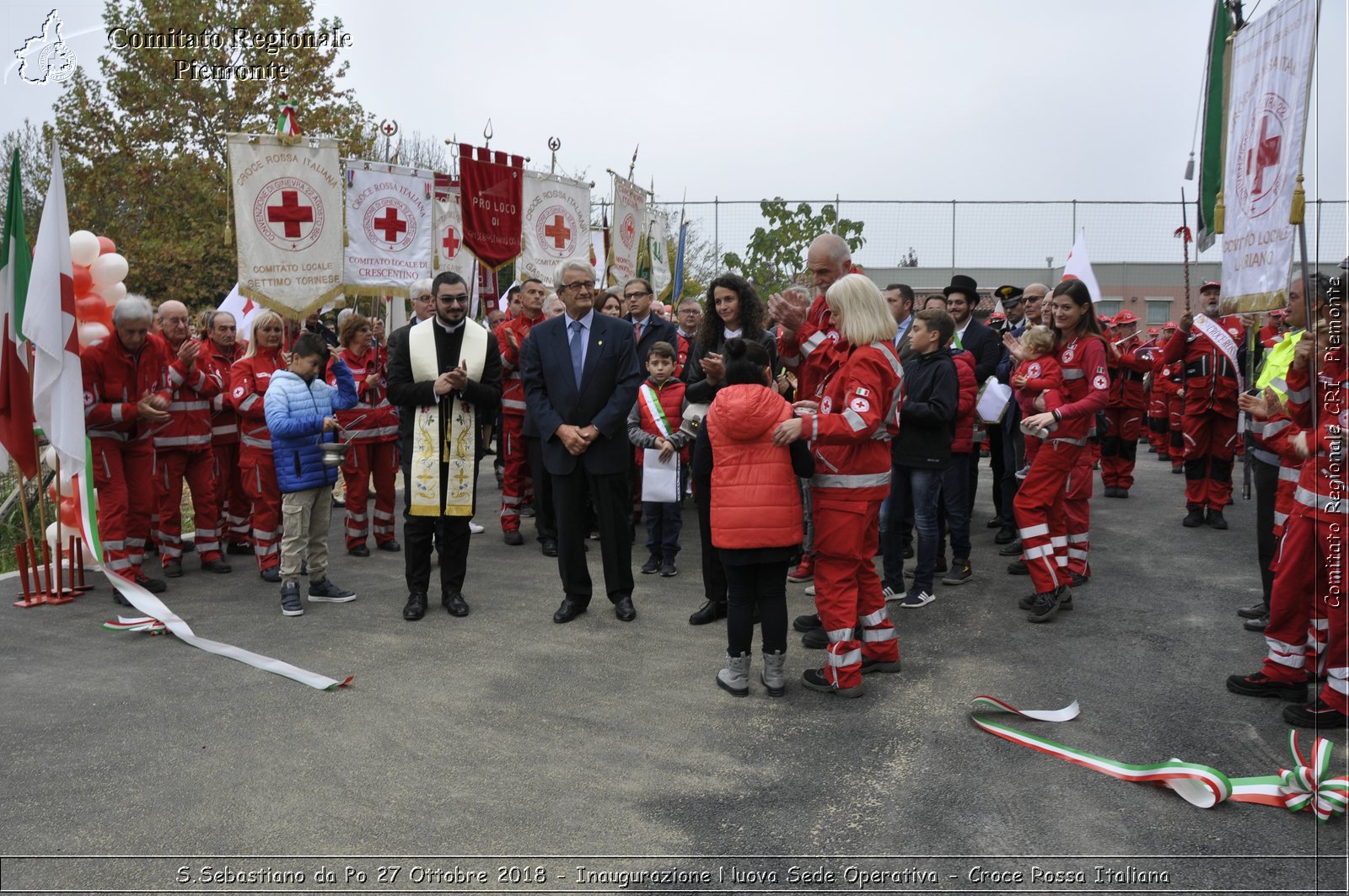 S.Sebastiano da Po 27 Ottobre 2018 - Inaugurazione Nuova Sede Operativa - Croce Rossa Italiana- Comitato Regionale del Piemonte