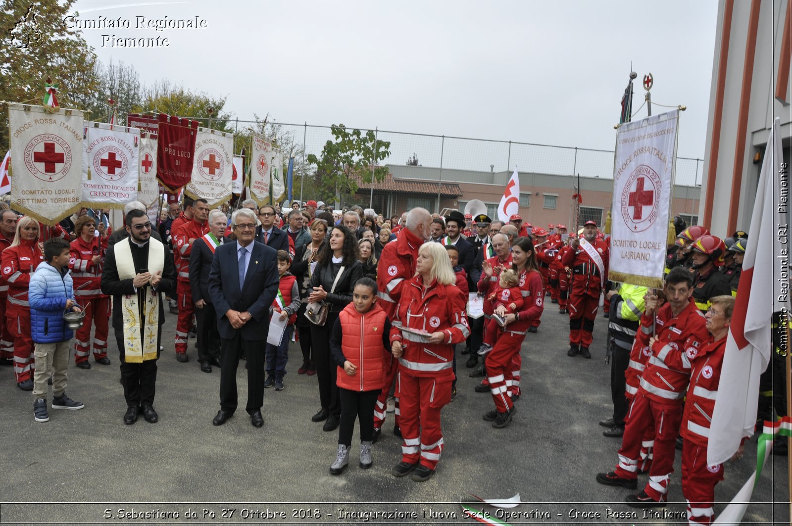 S.Sebastiano da Po 27 Ottobre 2018 - Inaugurazione Nuova Sede Operativa - Croce Rossa Italiana- Comitato Regionale del Piemonte