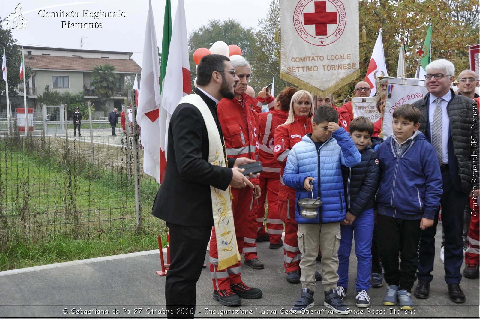 S.Sebastiano da Po 27 Ottobre 2018 - Inaugurazione Nuova Sede Operativa - Croce Rossa Italiana- Comitato Regionale del Piemonte