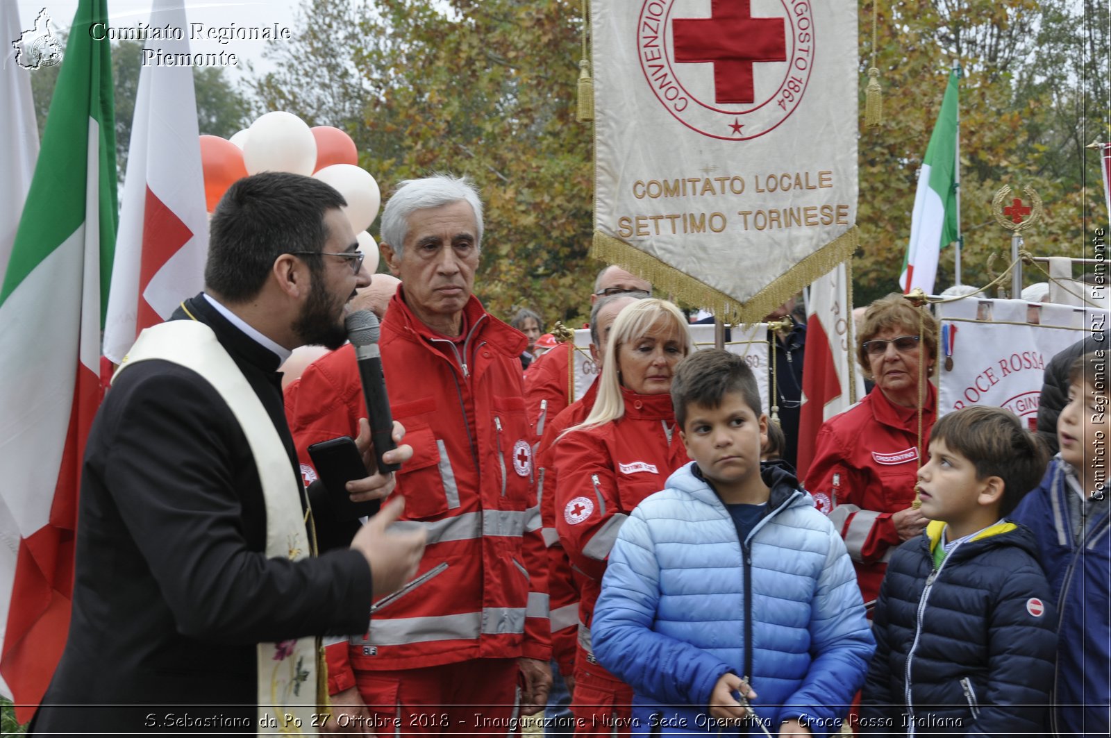 S.Sebastiano da Po 27 Ottobre 2018 - Inaugurazione Nuova Sede Operativa - Croce Rossa Italiana- Comitato Regionale del Piemonte