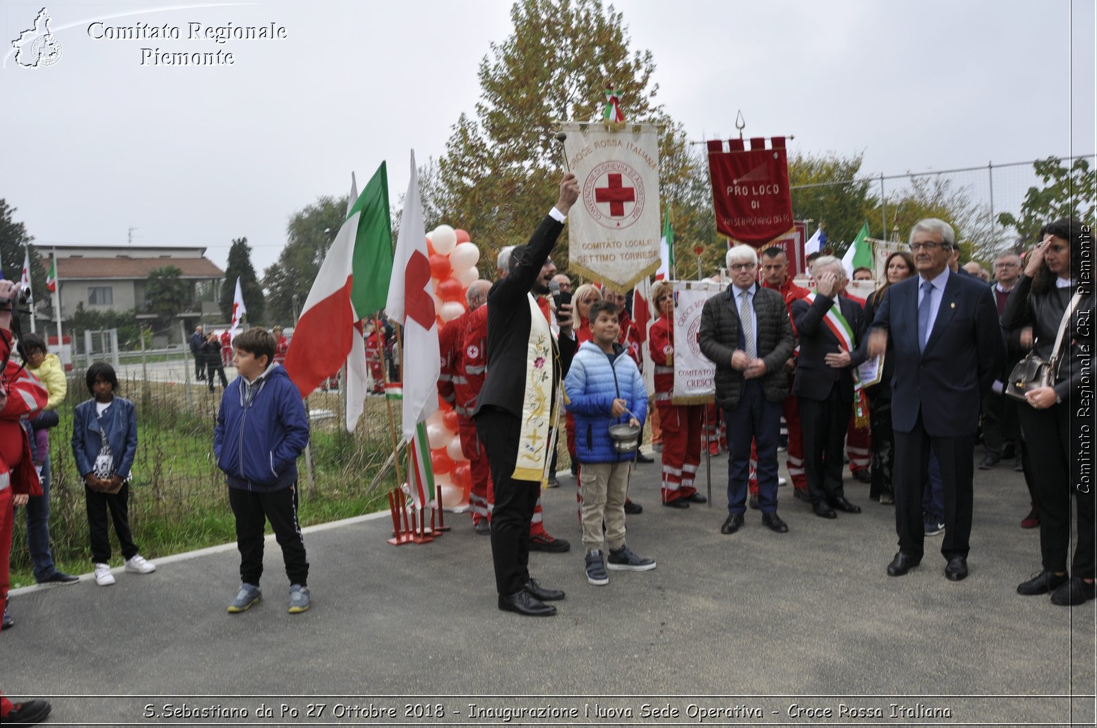 S.Sebastiano da Po 27 Ottobre 2018 - Inaugurazione Nuova Sede Operativa - Croce Rossa Italiana- Comitato Regionale del Piemonte