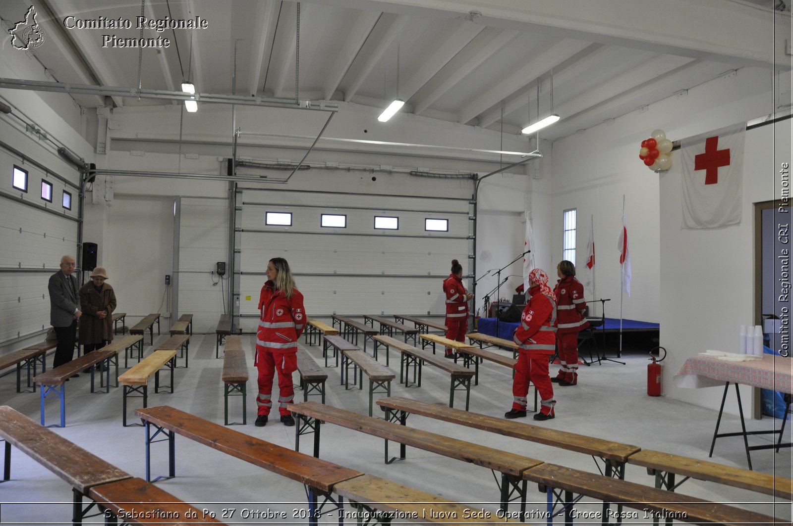 S.Sebastiano da Po 27 Ottobre 2018 - Inaugurazione Nuova Sede Operativa - Croce Rossa Italiana- Comitato Regionale del Piemonte