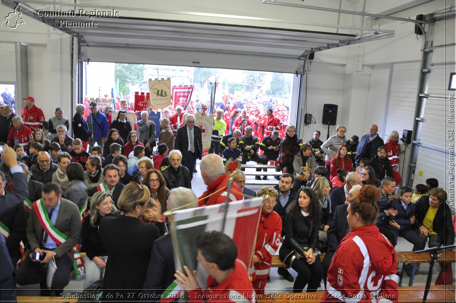 S.Sebastiano da Po 27 Ottobre 2018 - Inaugurazione Nuova Sede Operativa - Croce Rossa Italiana- Comitato Regionale del Piemonte