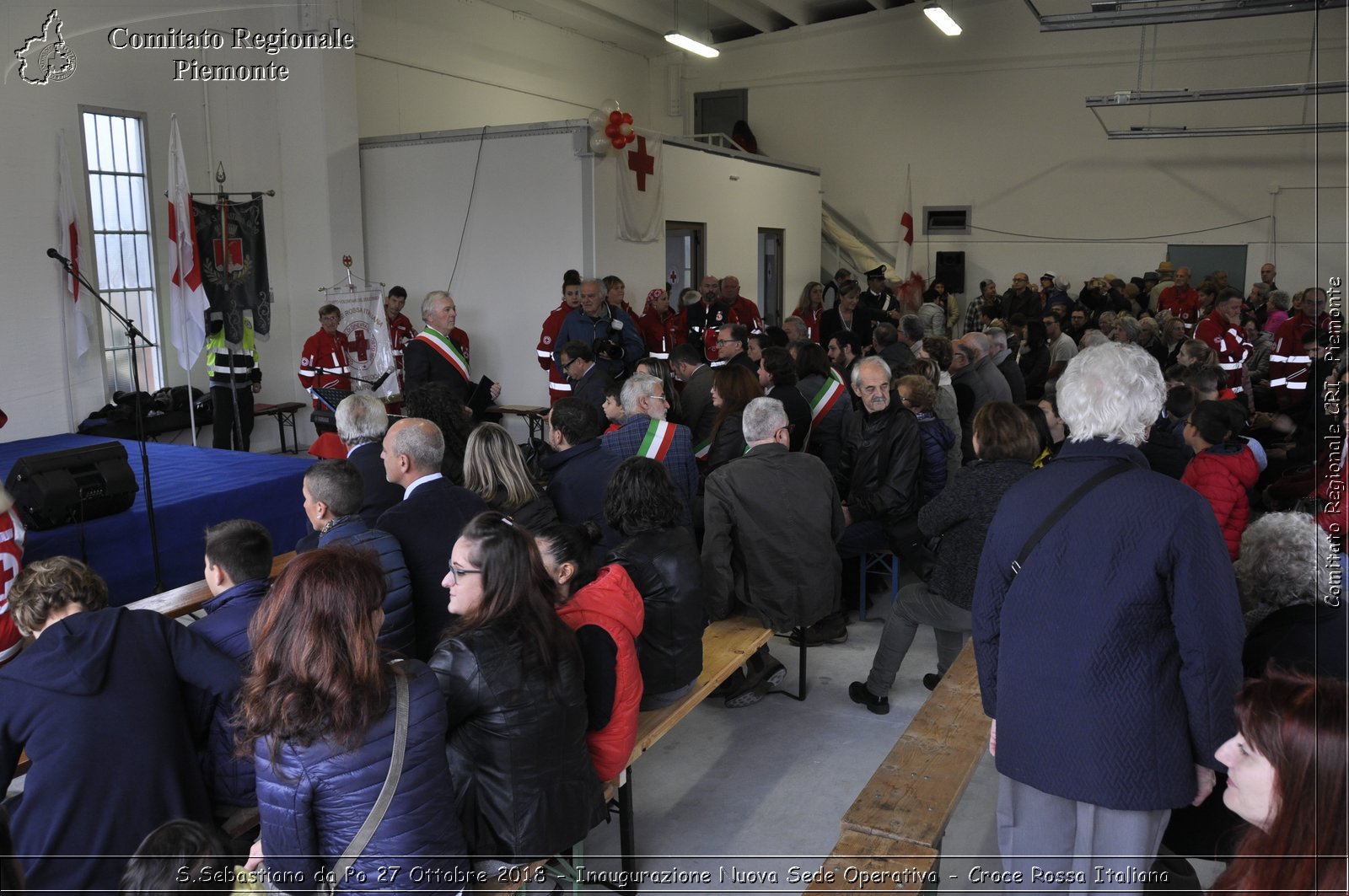 S.Sebastiano da Po 27 Ottobre 2018 - Inaugurazione Nuova Sede Operativa - Croce Rossa Italiana- Comitato Regionale del Piemonte