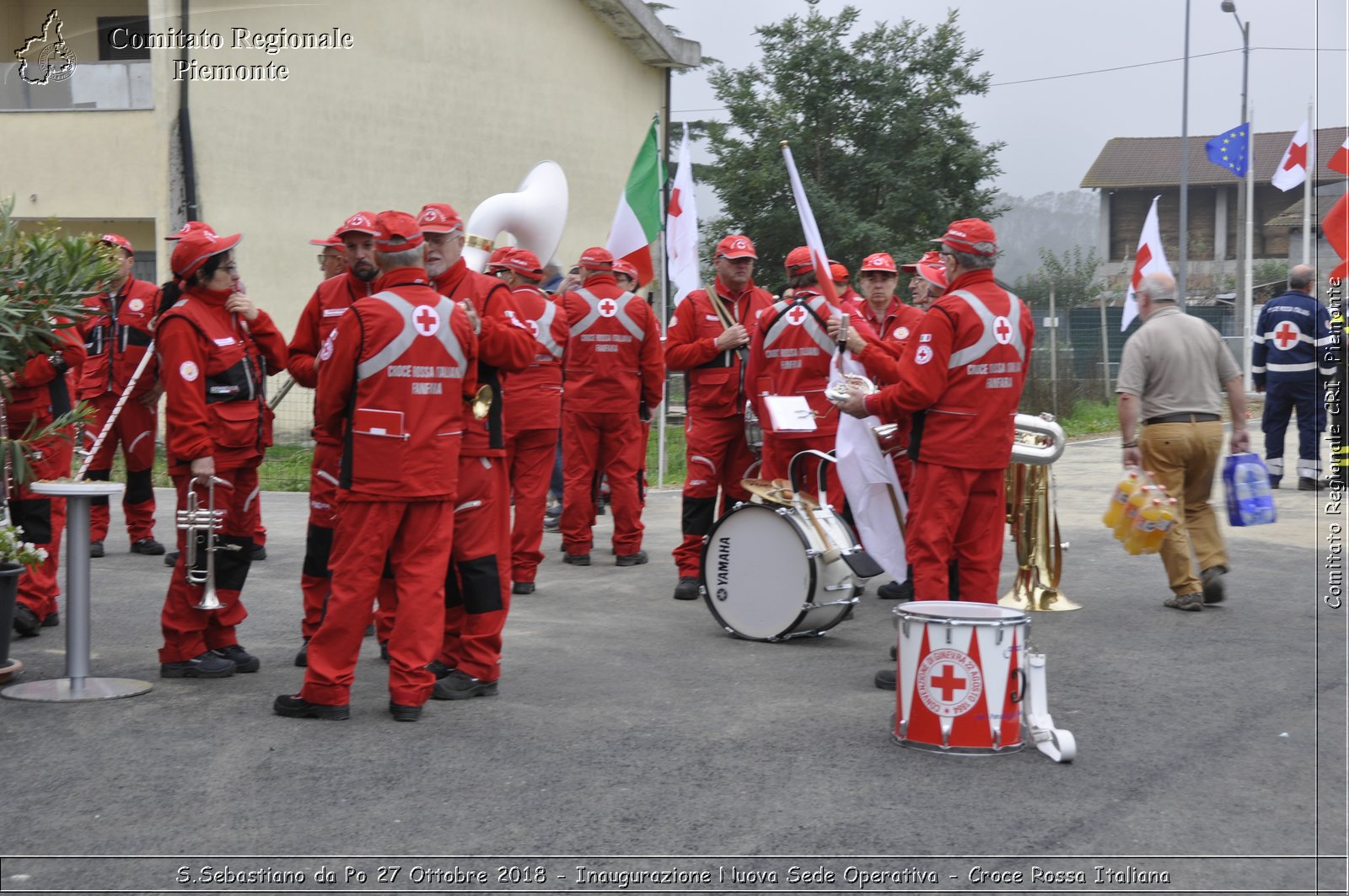 S.Sebastiano da Po 27 Ottobre 2018 - Inaugurazione Nuova Sede Operativa - Croce Rossa Italiana- Comitato Regionale del Piemonte