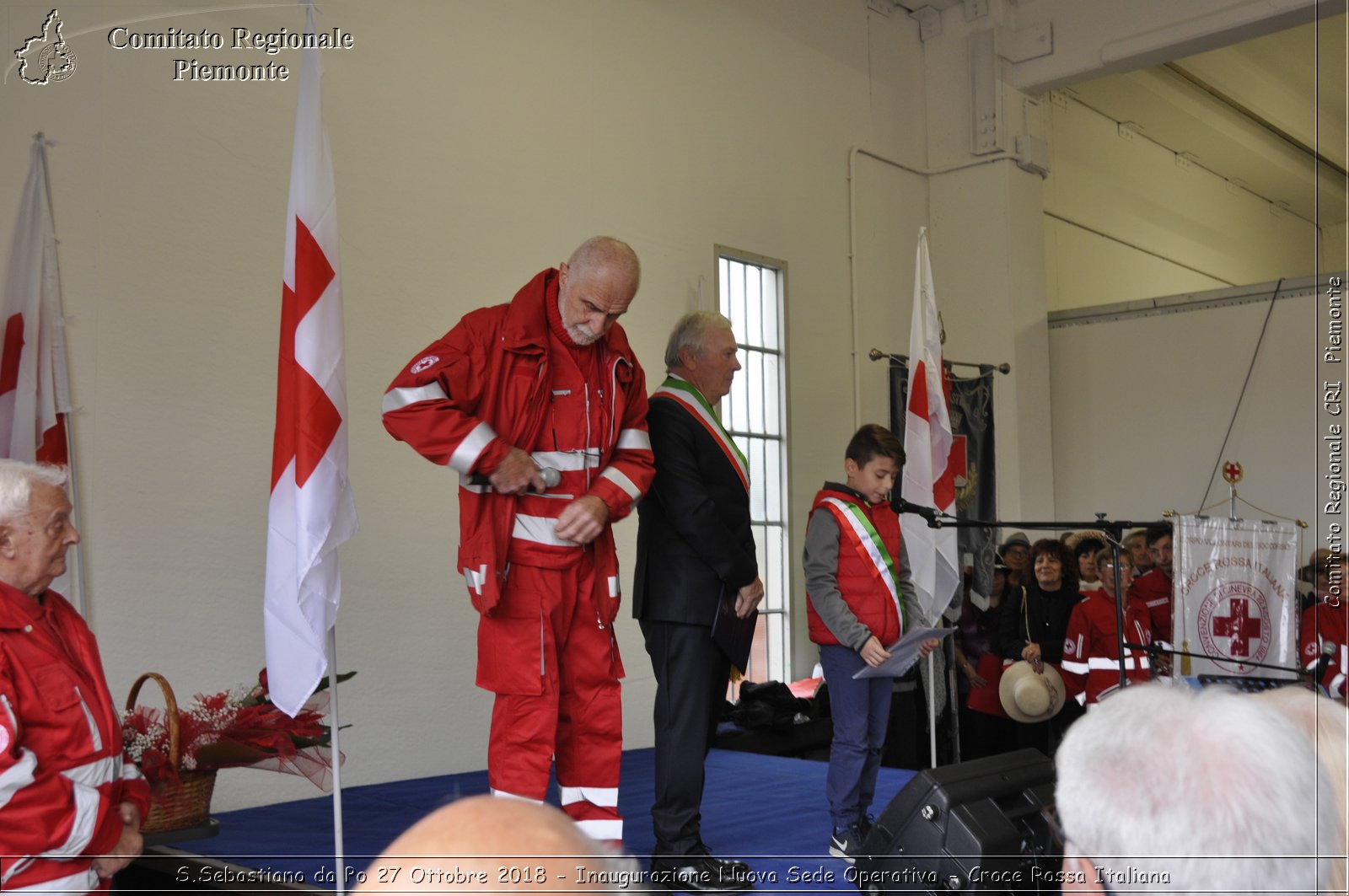 S.Sebastiano da Po 27 Ottobre 2018 - Inaugurazione Nuova Sede Operativa - Croce Rossa Italiana- Comitato Regionale del Piemonte