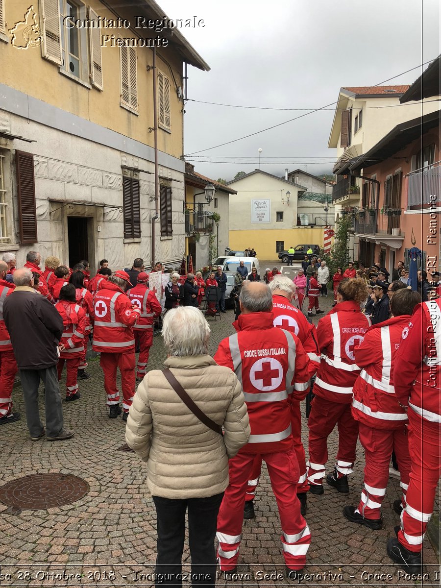 La Cassa 28 Ottobre 2018 - Inaugurazione Nuova Sede Operativa - Croce Rossa Italiana- Comitato Regionale del Piemonte