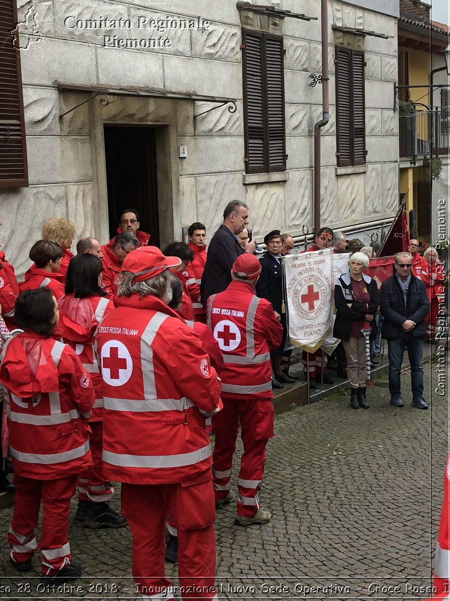 La Cassa 28 Ottobre 2018 - Inaugurazione Nuova Sede Operativa - Croce Rossa Italiana- Comitato Regionale del Piemonte