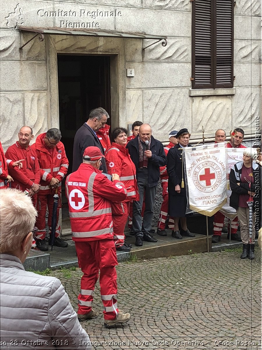 La Cassa 28 Ottobre 2018 - Inaugurazione Nuova Sede Operativa - Croce Rossa Italiana- Comitato Regionale del Piemonte