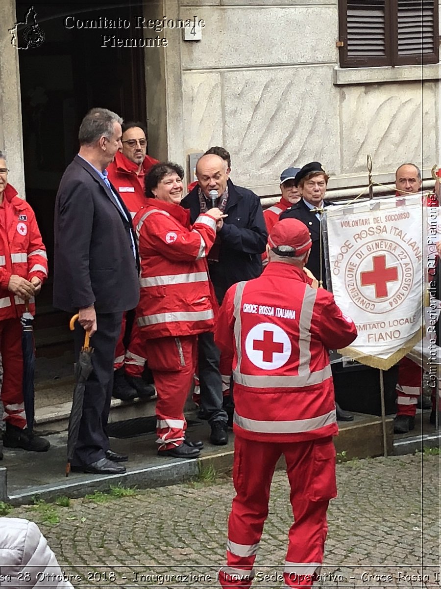 La Cassa 28 Ottobre 2018 - Inaugurazione Nuova Sede Operativa - Croce Rossa Italiana- Comitato Regionale del Piemonte