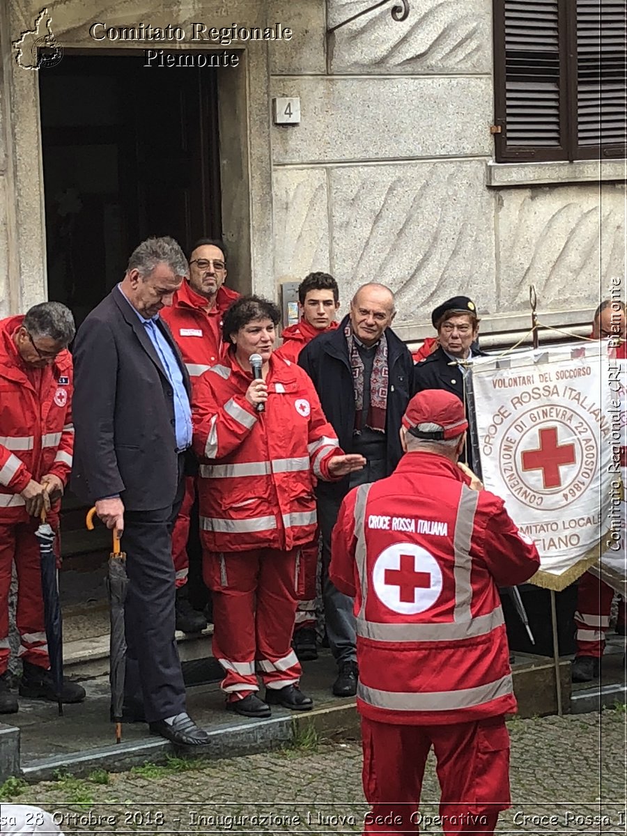 La Cassa 28 Ottobre 2018 - Inaugurazione Nuova Sede Operativa - Croce Rossa Italiana- Comitato Regionale del Piemonte