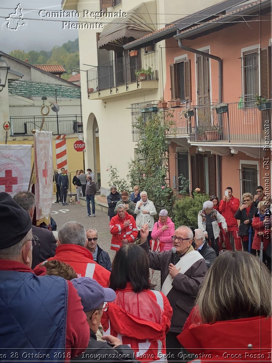 La Cassa 28 Ottobre 2018 - Inaugurazione Nuova Sede Operativa - Croce Rossa Italiana- Comitato Regionale del Piemonte