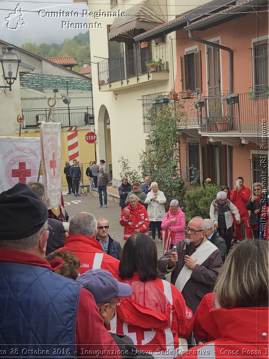 La Cassa 28 Ottobre 2018 - Inaugurazione Nuova Sede Operativa - Croce Rossa Italiana- Comitato Regionale del Piemonte