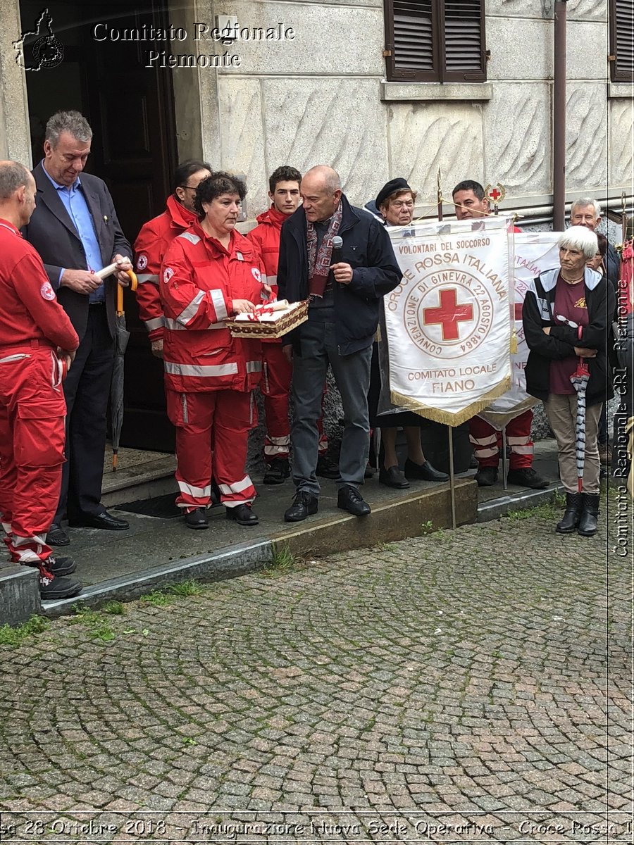 La Cassa 28 Ottobre 2018 - Inaugurazione Nuova Sede Operativa - Croce Rossa Italiana- Comitato Regionale del Piemonte