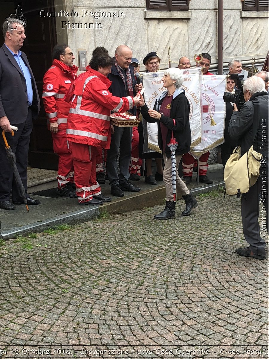 La Cassa 28 Ottobre 2018 - Inaugurazione Nuova Sede Operativa - Croce Rossa Italiana- Comitato Regionale del Piemonte