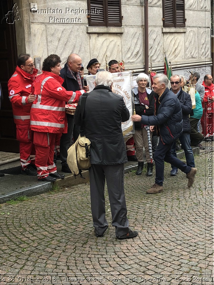 La Cassa 28 Ottobre 2018 - Inaugurazione Nuova Sede Operativa - Croce Rossa Italiana- Comitato Regionale del Piemonte