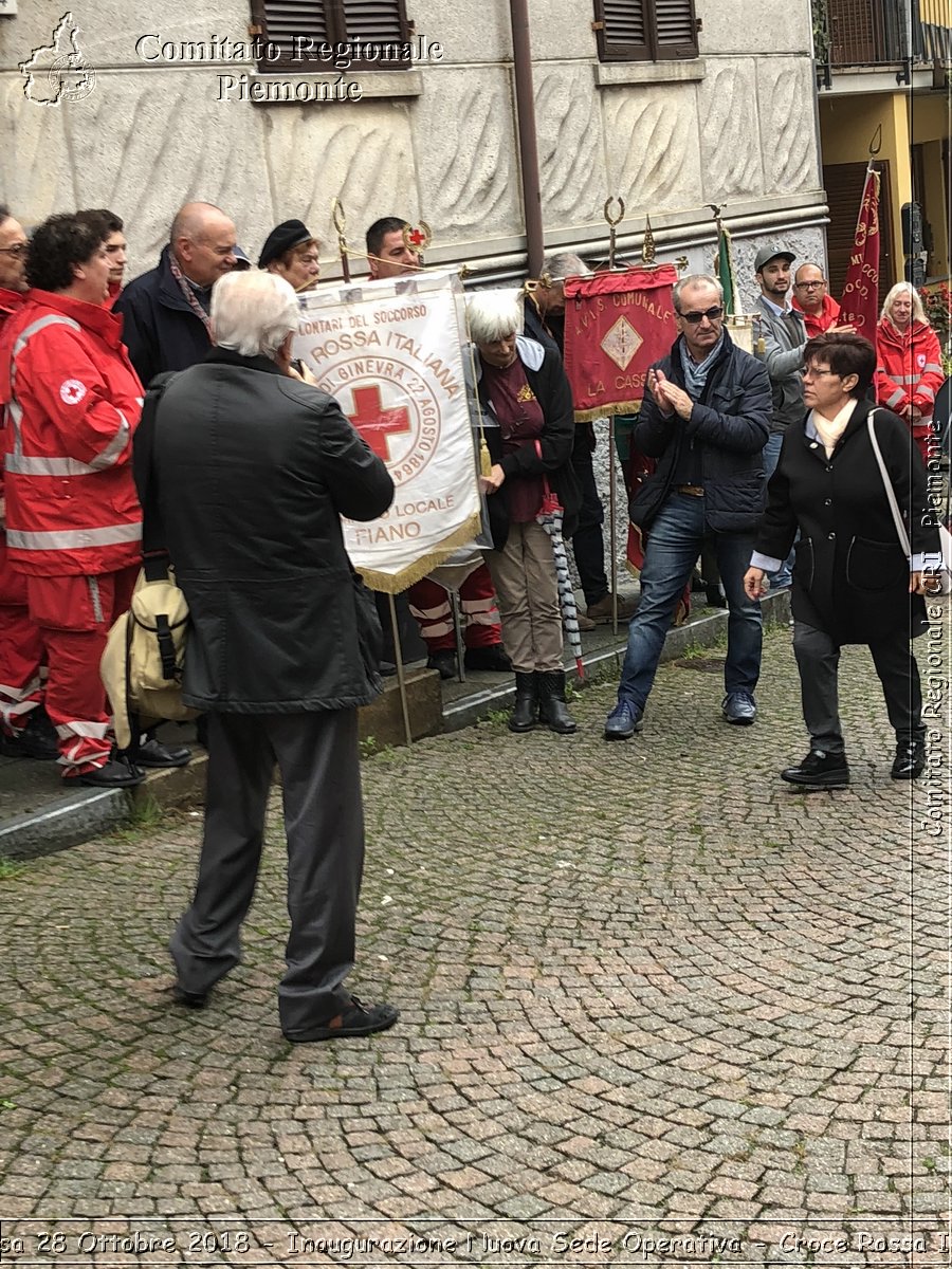 La Cassa 28 Ottobre 2018 - Inaugurazione Nuova Sede Operativa - Croce Rossa Italiana- Comitato Regionale del Piemonte