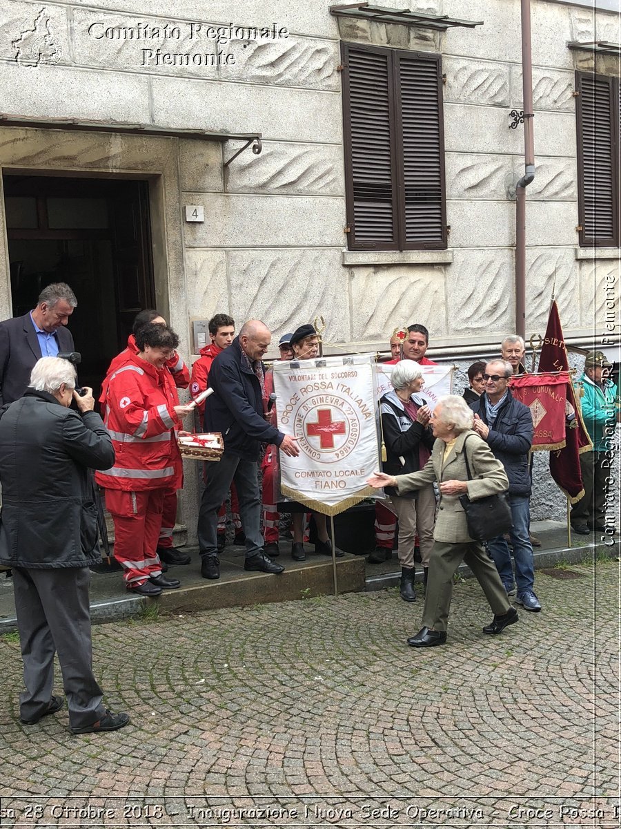 La Cassa 28 Ottobre 2018 - Inaugurazione Nuova Sede Operativa - Croce Rossa Italiana- Comitato Regionale del Piemonte