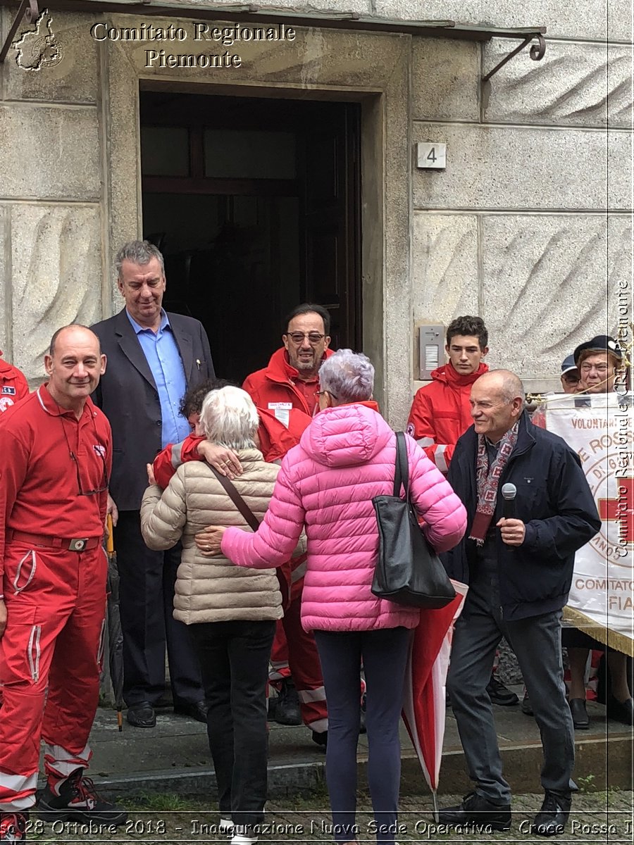 La Cassa 28 Ottobre 2018 - Inaugurazione Nuova Sede Operativa - Croce Rossa Italiana- Comitato Regionale del Piemonte