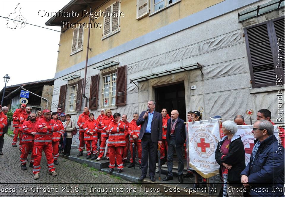 La Cassa 28 Ottobre 2018 - Inaugurazione Nuova Sede Operativa - Croce Rossa Italiana- Comitato Regionale del Piemonte