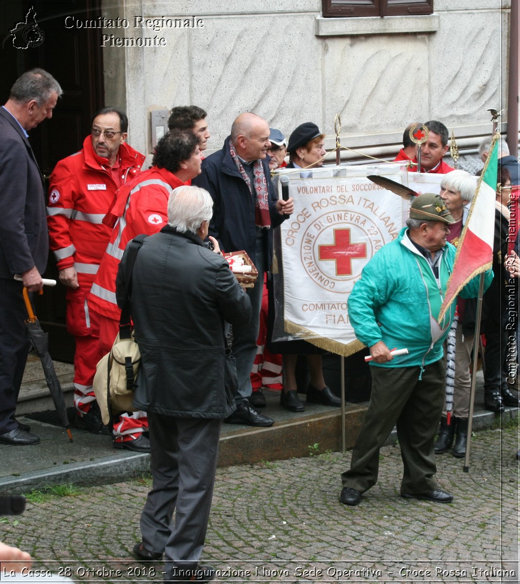 La Cassa 28 Ottobre 2018 - Inaugurazione Nuova Sede Operativa - Croce Rossa Italiana- Comitato Regionale del Piemonte