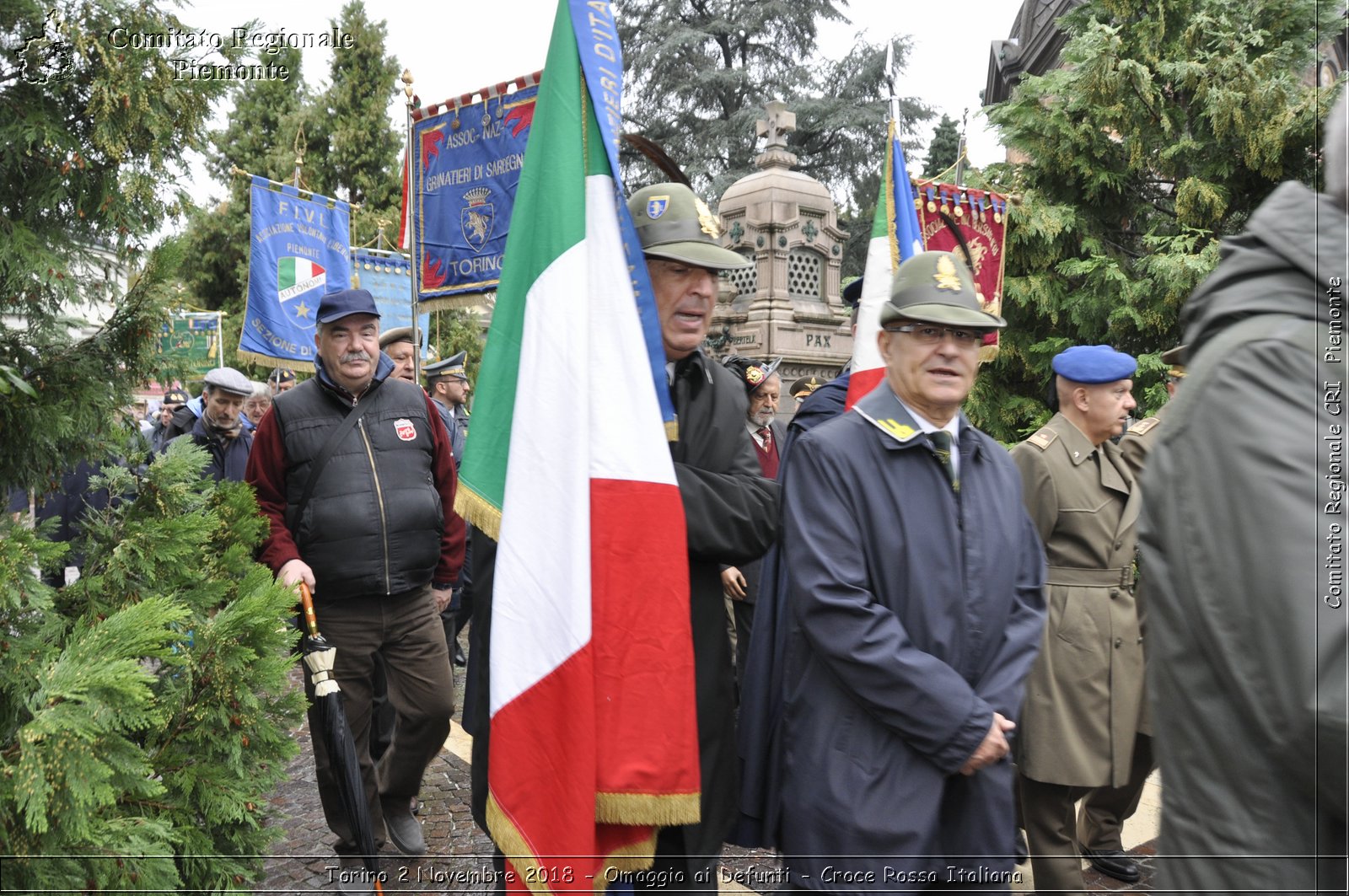 Torino 2 Novembre 2018 - Omaggio ai Defunti - Croce Rossa Italiana- Comitato Regionale del Piemonte