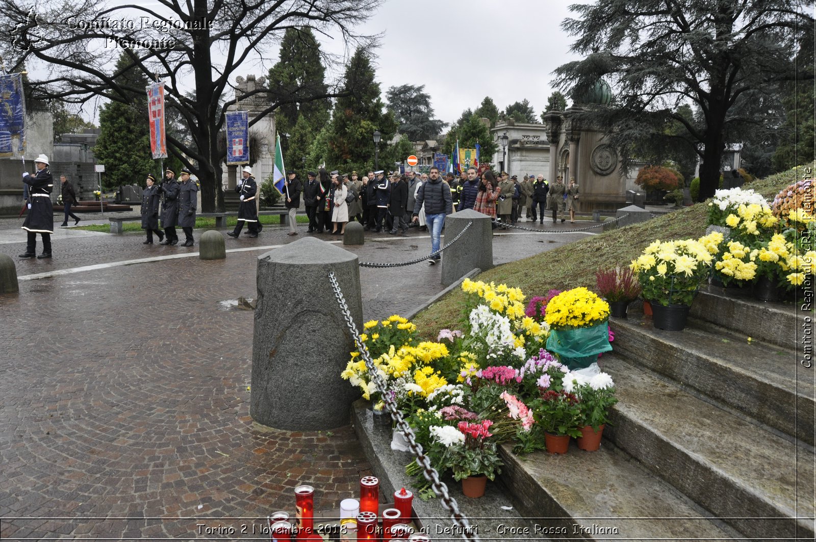 Torino 2 Novembre 2018 - Omaggio ai Defunti - Croce Rossa Italiana- Comitato Regionale del Piemonte