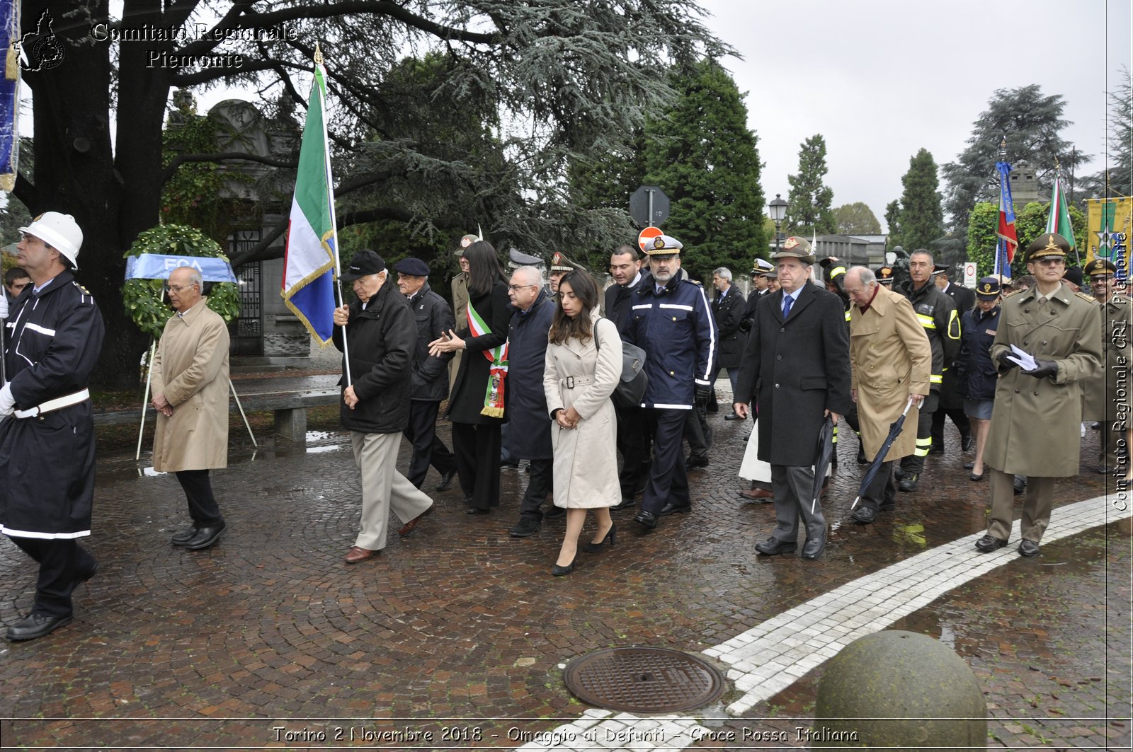 Torino 2 Novembre 2018 - Omaggio ai Defunti - Croce Rossa Italiana- Comitato Regionale del Piemonte