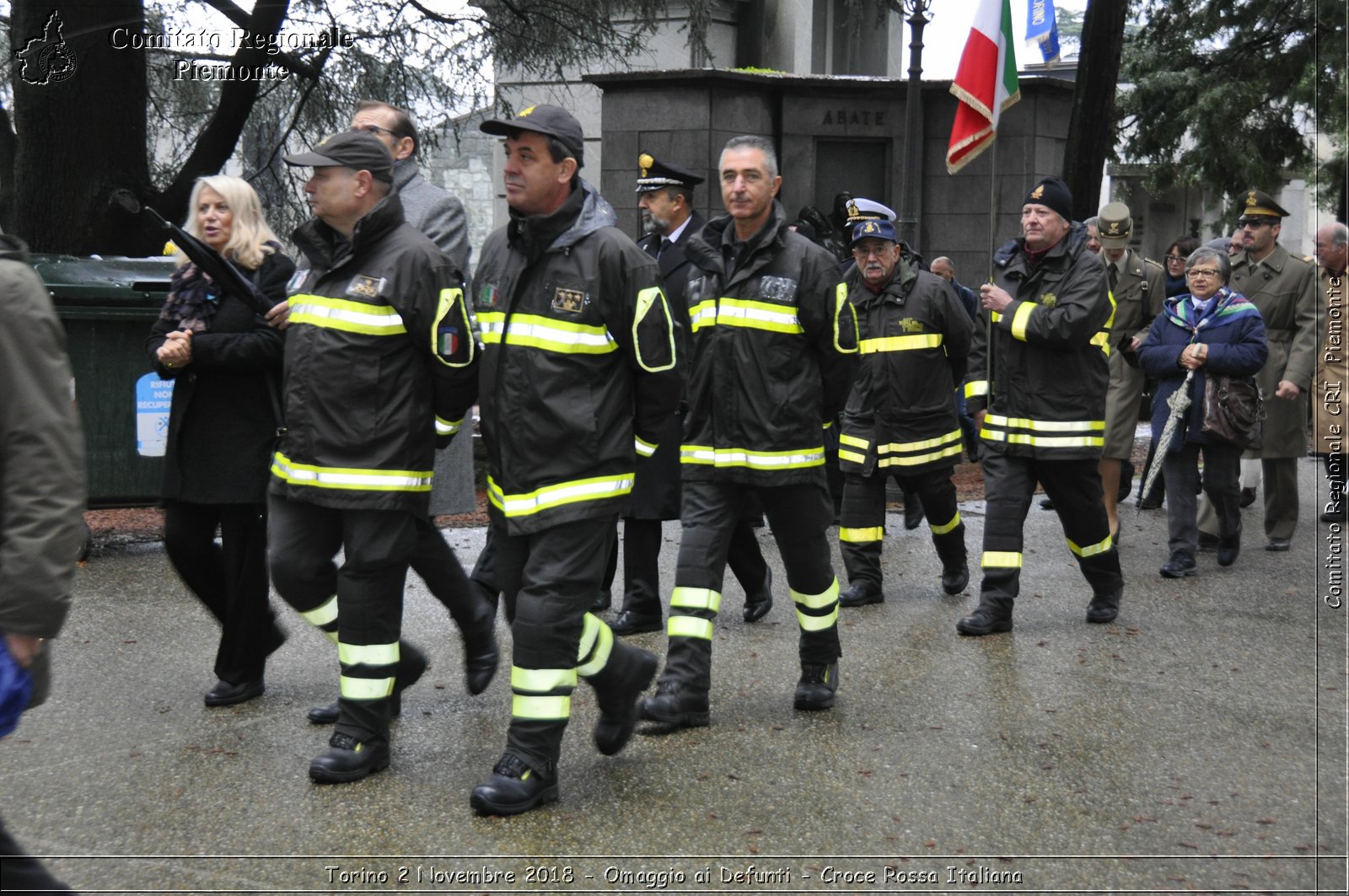 Torino 2 Novembre 2018 - Omaggio ai Defunti - Croce Rossa Italiana- Comitato Regionale del Piemonte