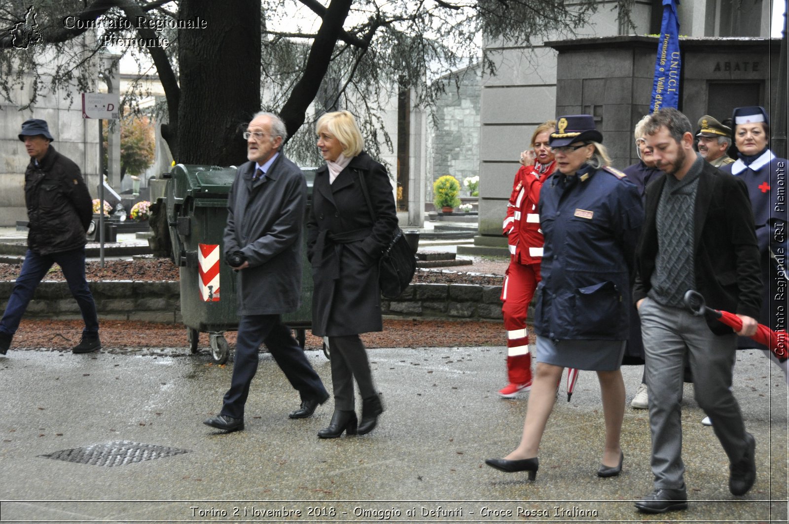 Torino 2 Novembre 2018 - Omaggio ai Defunti - Croce Rossa Italiana- Comitato Regionale del Piemonte