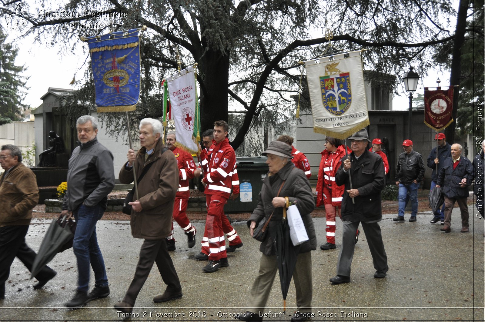 Torino 2 Novembre 2018 - Omaggio ai Defunti - Croce Rossa Italiana- Comitato Regionale del Piemonte