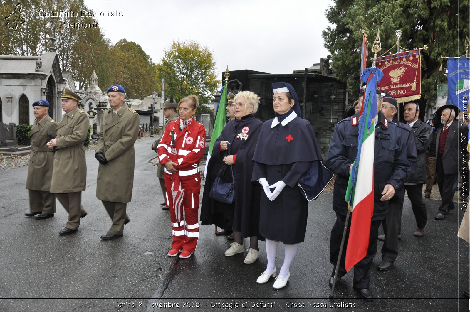 Torino 2 Novembre 2018 - Omaggio ai Defunti - Croce Rossa Italiana- Comitato Regionale del Piemonte