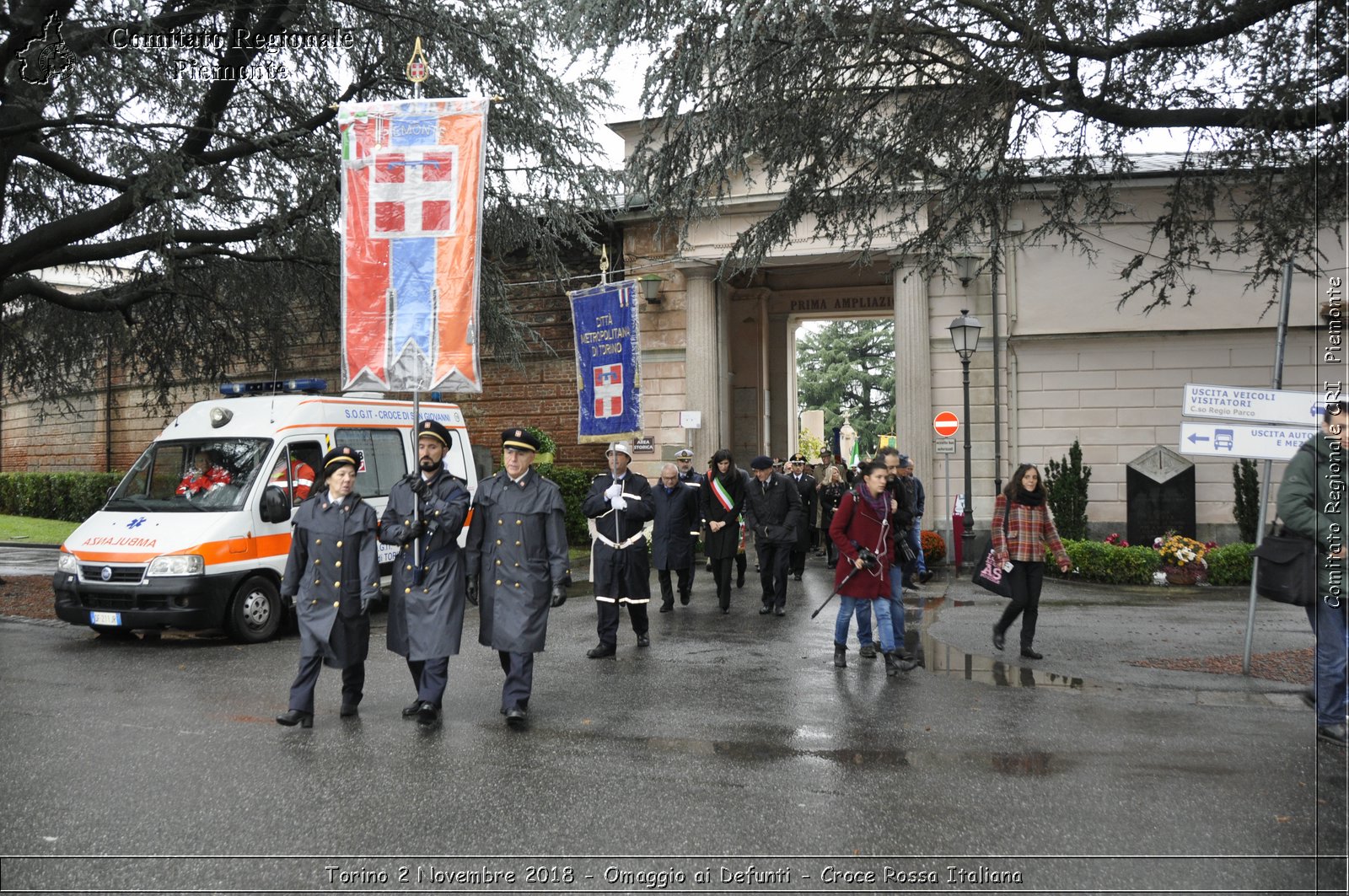 Torino 2 Novembre 2018 - Omaggio ai Defunti - Croce Rossa Italiana- Comitato Regionale del Piemonte