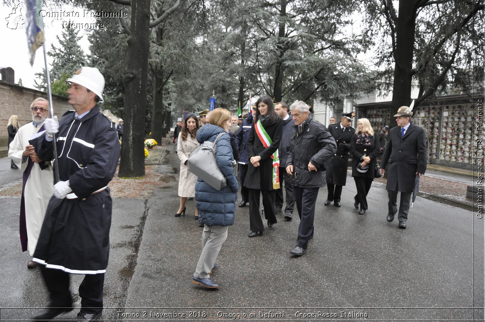 Torino 2 Novembre 2018 - Omaggio ai Defunti - Croce Rossa Italiana- Comitato Regionale del Piemonte